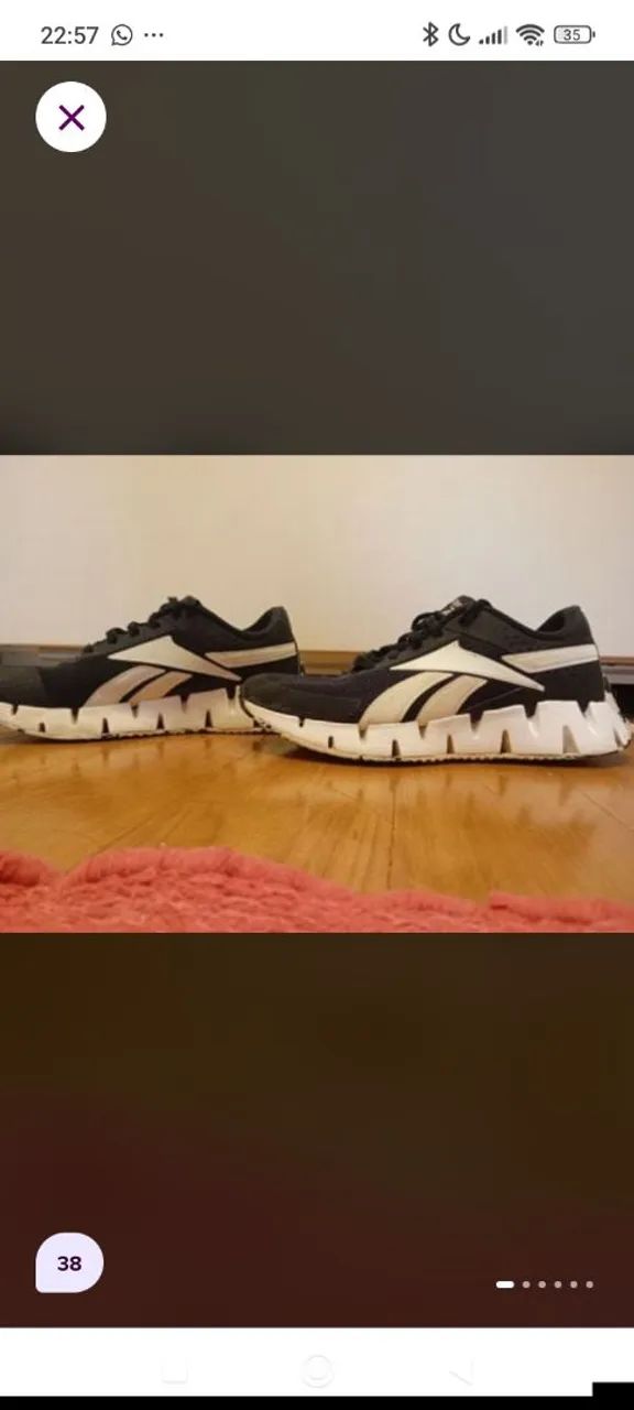 reebok boy's zig dynamica 2.0 sneaker, black/white, 1 little kid - Foto 2
