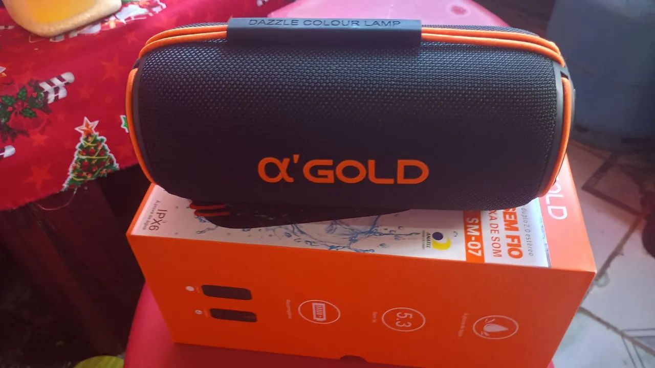 Caixa A Gold sem fio bluetooth 30W - Foto 3