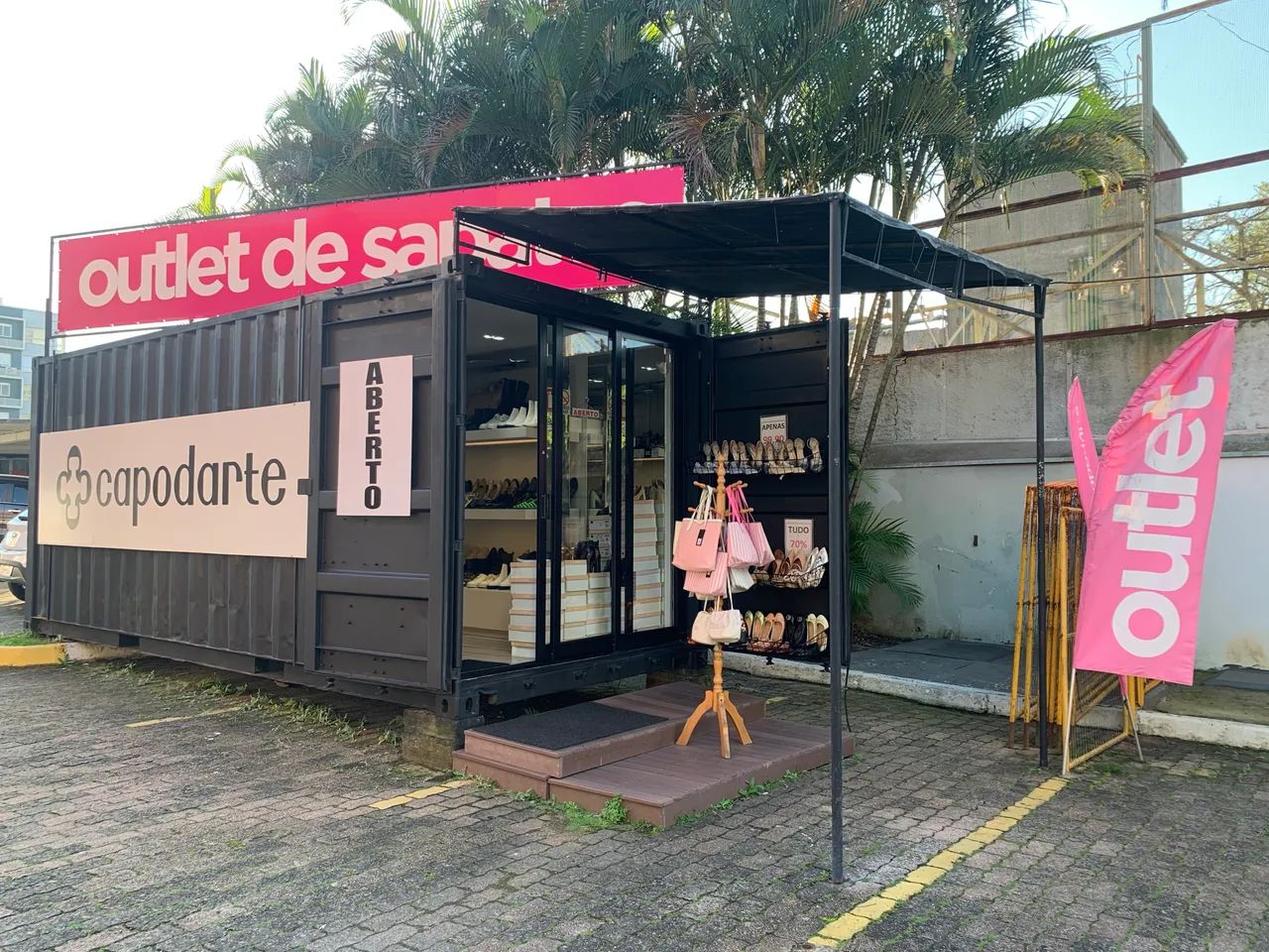 Loja Contêiner de 20 pés - Pronta para uso