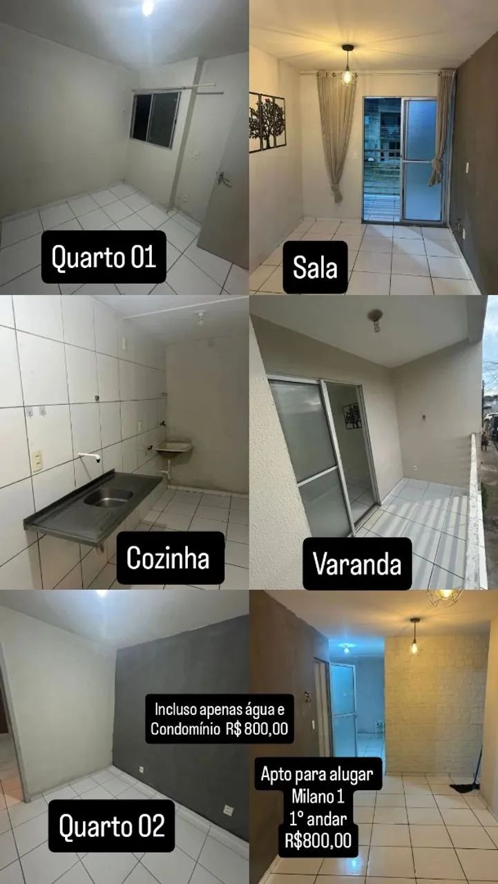 Apto condomínio Milano