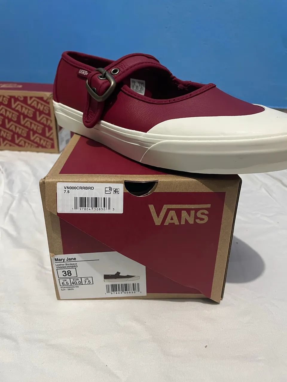 Mary Jane bordô, 38, vans original - Foto 5
