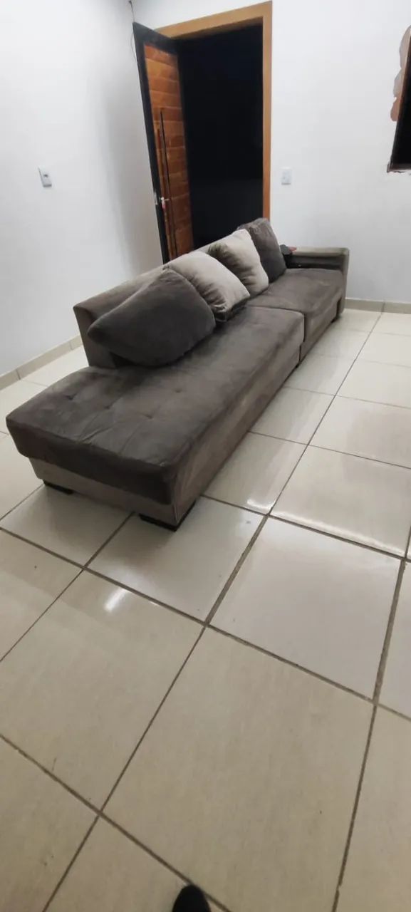 Sofá tamanho 2,90 valor 400 reais - Foto 4