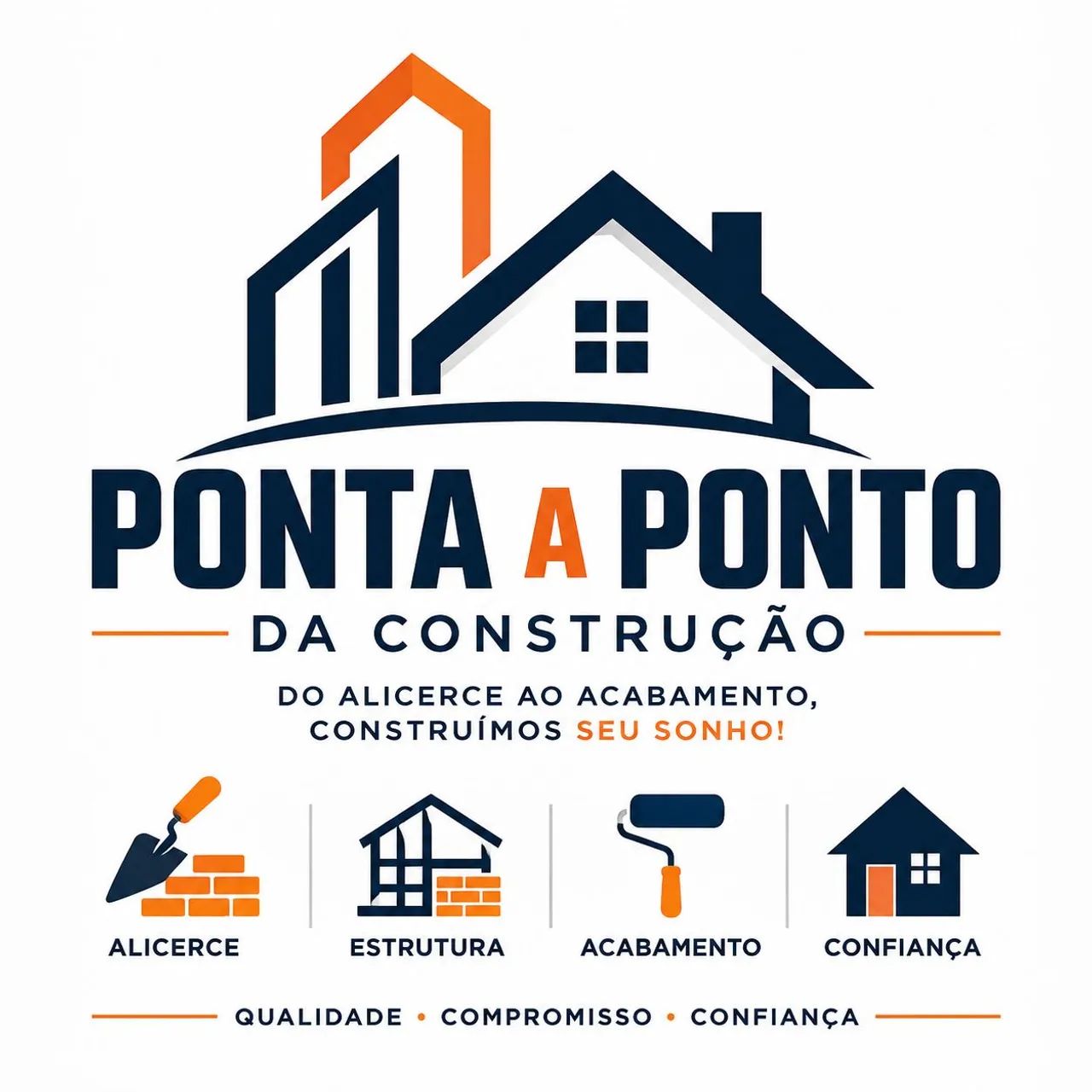 Trabalho com construção e reforma. 