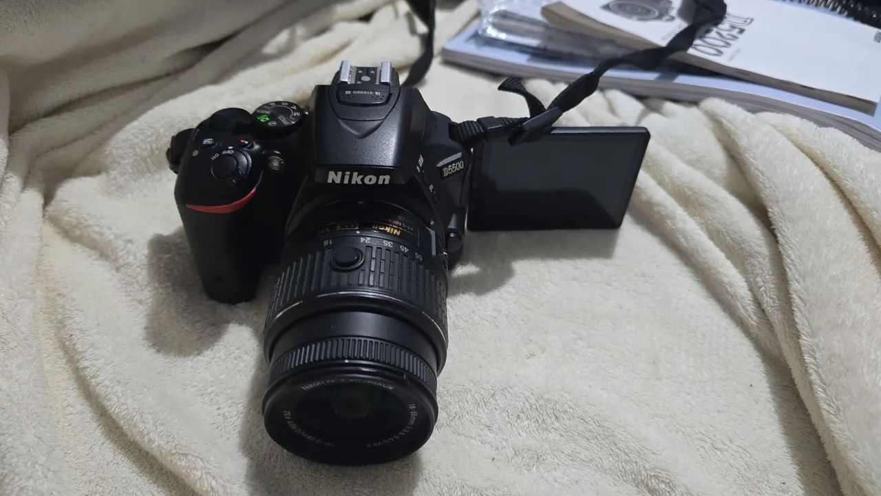 Abaixou Câmera Nikon D5500 E Acessórios