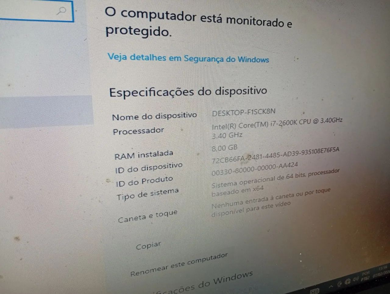 Placa mãe kit I7 2 geração 8 GB de memória  - Foto 2