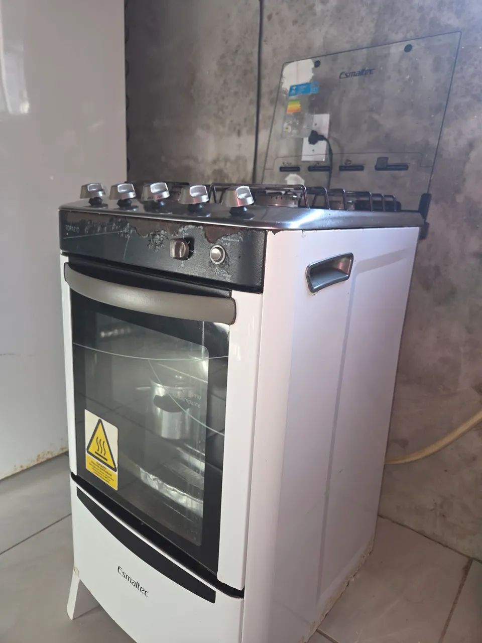 Fogão Esmaltec 4 bocas elétrico 