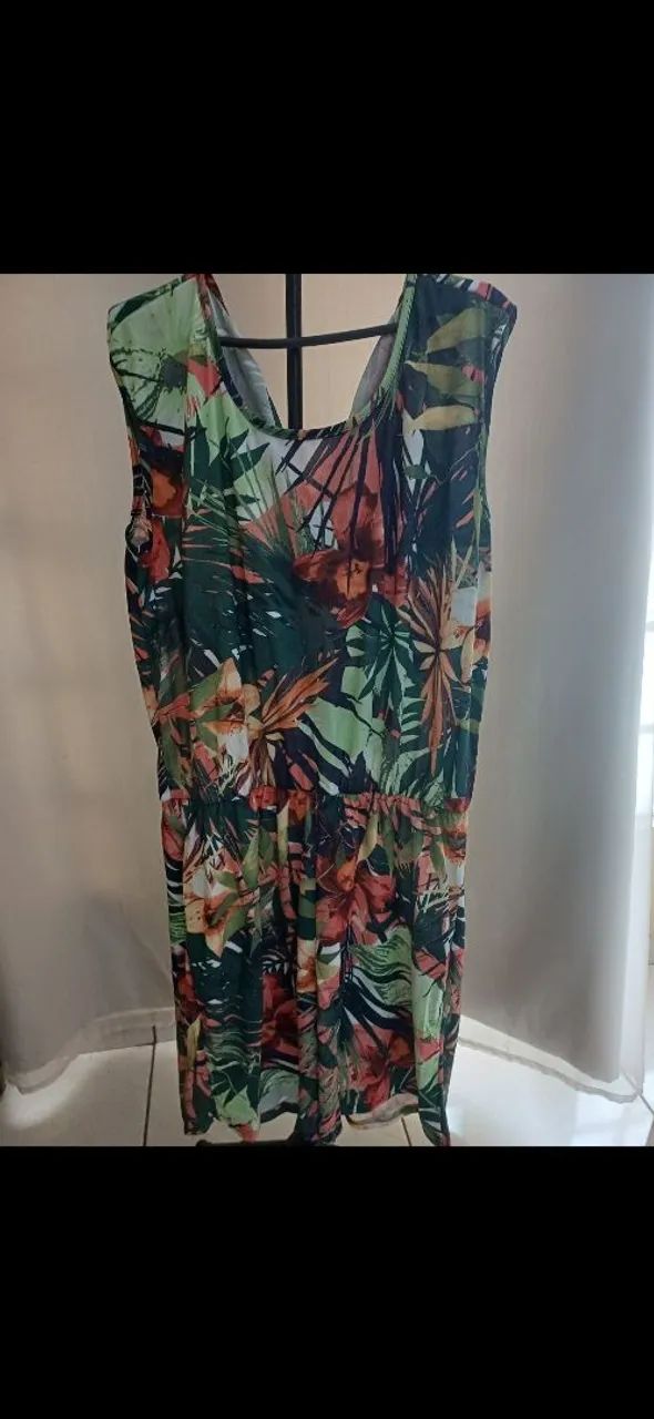 Macaquinha Plus size estica tamanho 50-52 