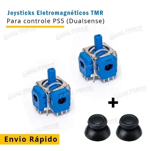 Kit Analógico TMR (Magnético) PS5 - Anti-Drift Definitivo + Capas