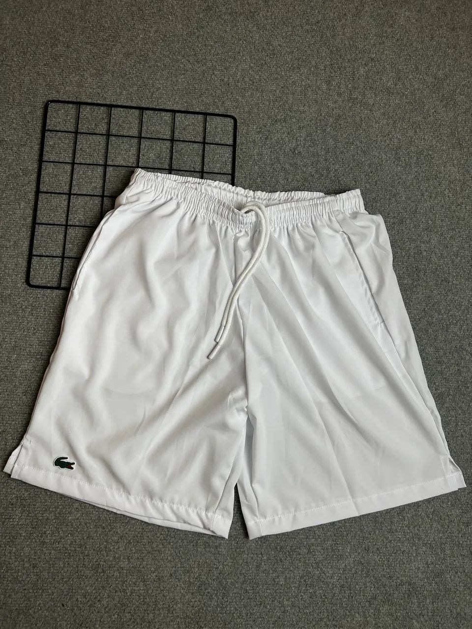 Bermuda Lacoste Sport Branca