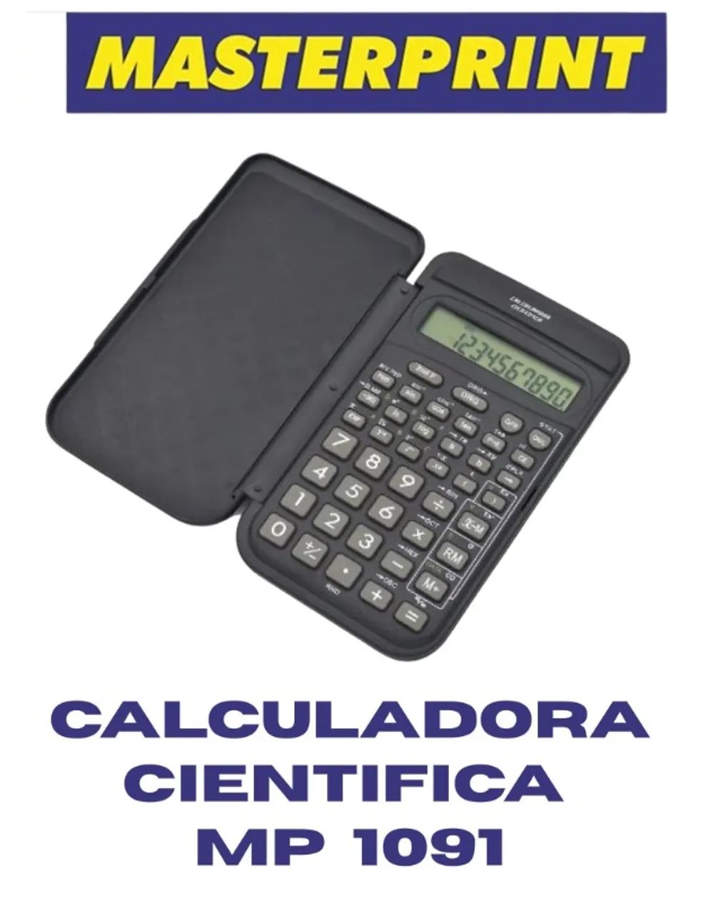 CALCULADORA CIENTIFICA 56 FUNÇÕES MASTERPRINT MP 1091 - Foto 3
