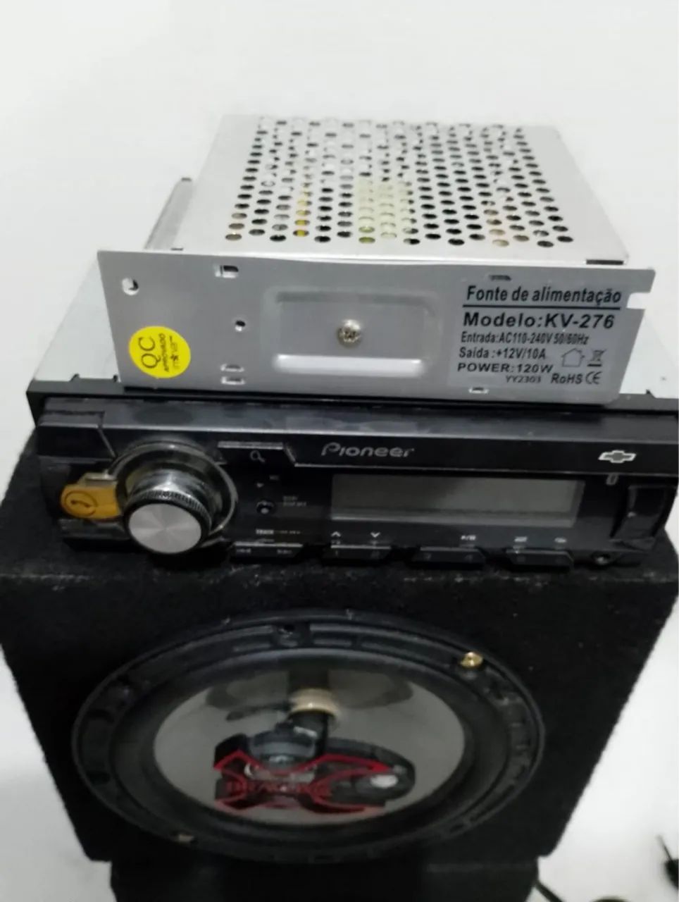 Som Automotivo Pioneer Bluetooth e Alto-falantes Bravox (B3X60X) - Foto 3