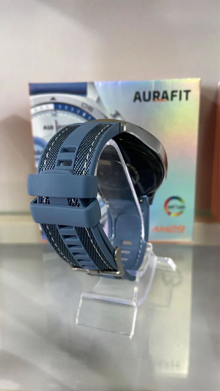 Smartwatch AURAFIT am29 | Amoled | a prova d?água | 2 pulseiras  - Foto 2