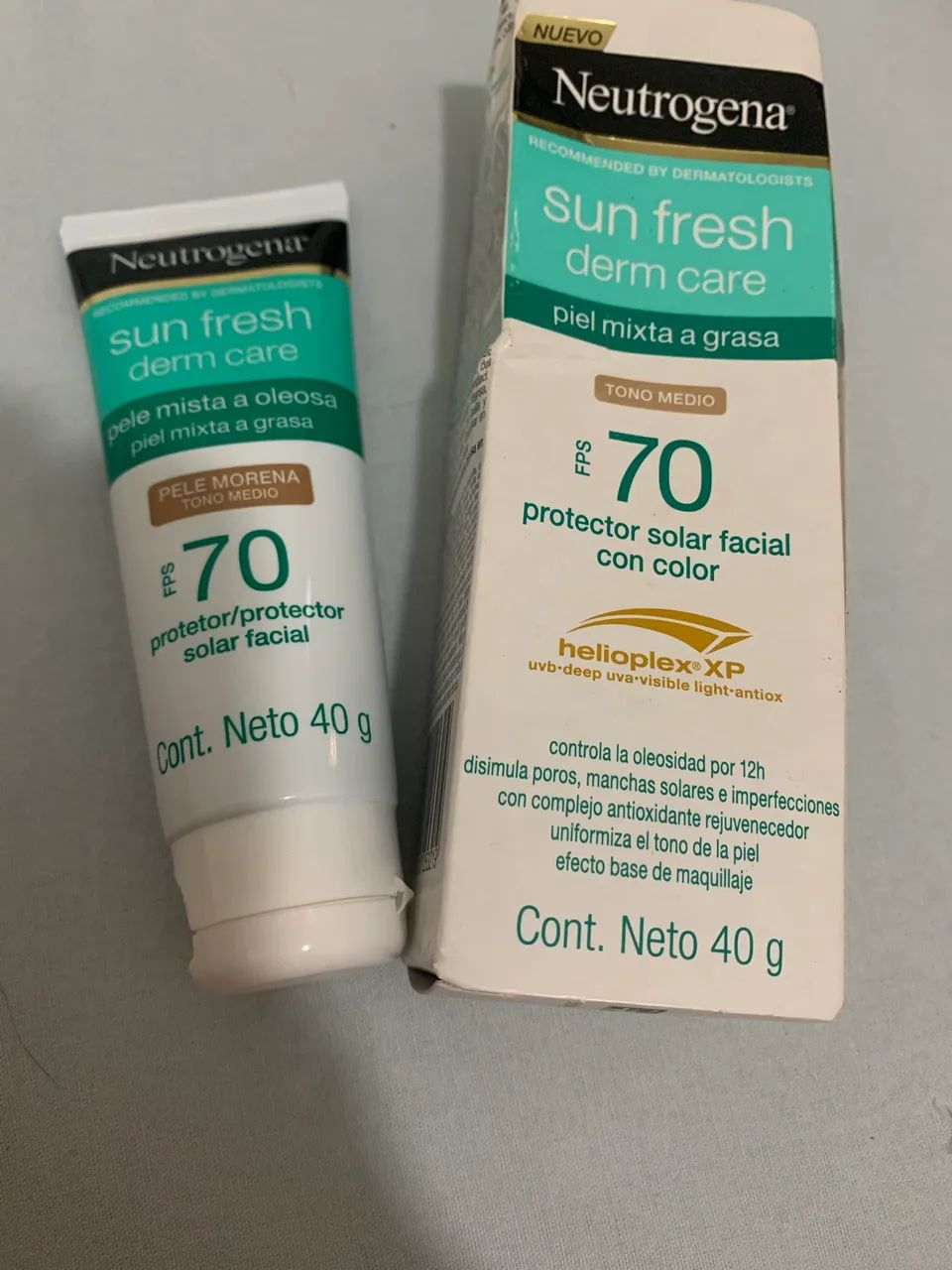 Protetor solar com cor Neutrogena 