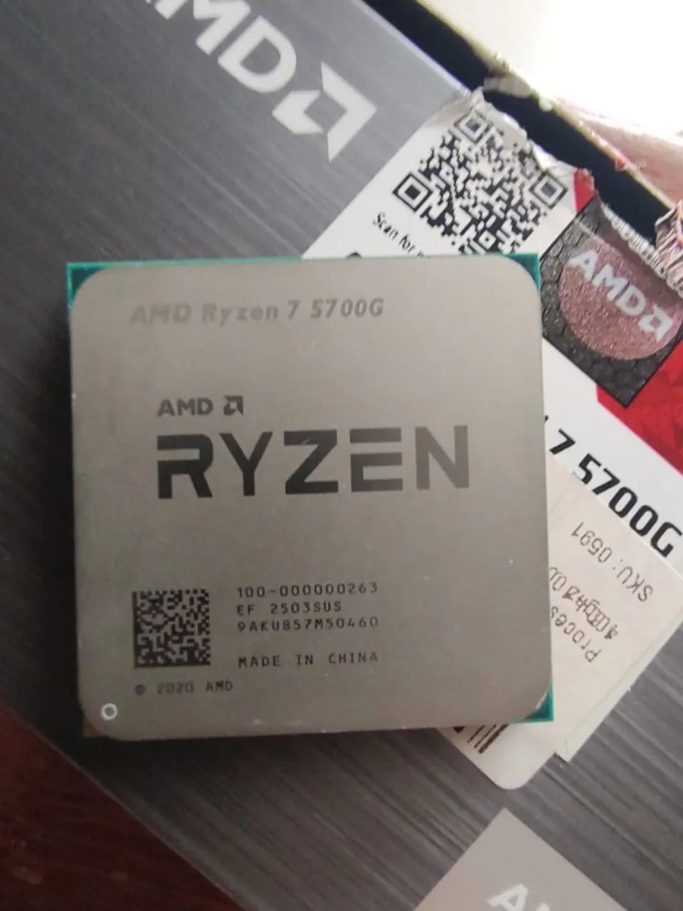 RYZEN 7 5700G - 4.6 GHz de velocidade - 8 núcleos e 16 threads - Foto 3
