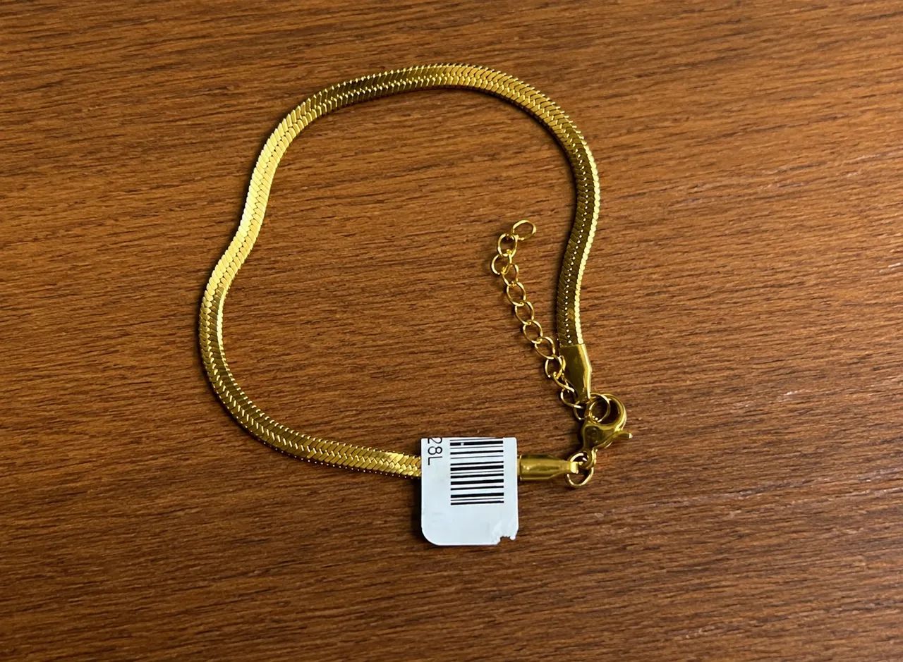 Pulseira Fita - Dourada - M.Marinho 