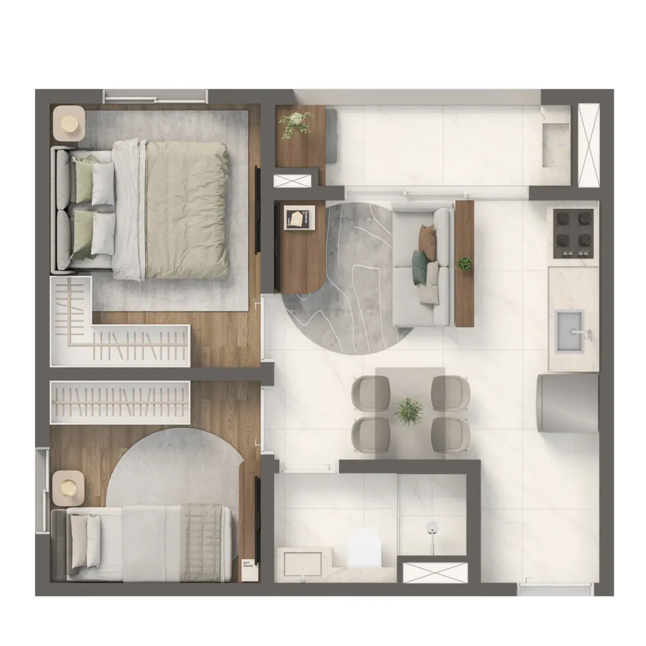 PLANTA 36m²