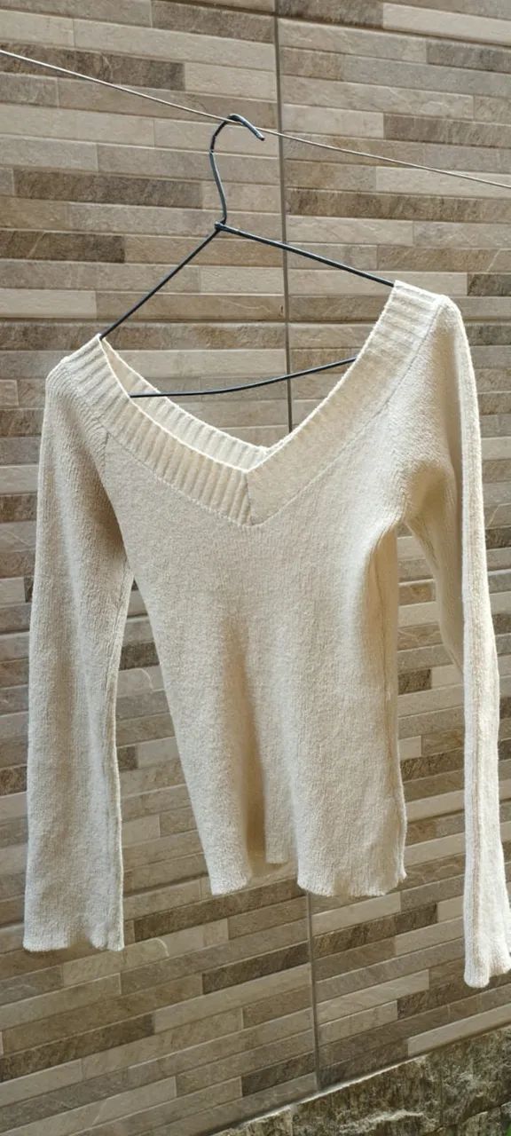 Blusa de lã feminina P/M - Foto 3