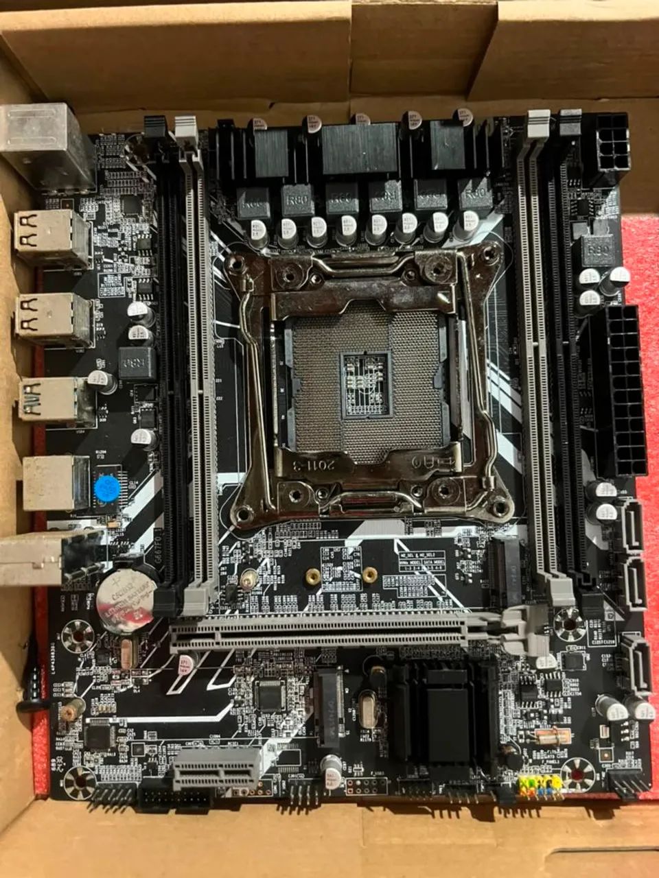 Placa Mãe x99 COM DEFEITO  - Foto 3