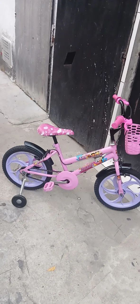 Bicicleta aro 16cor rosa  - Foto 3