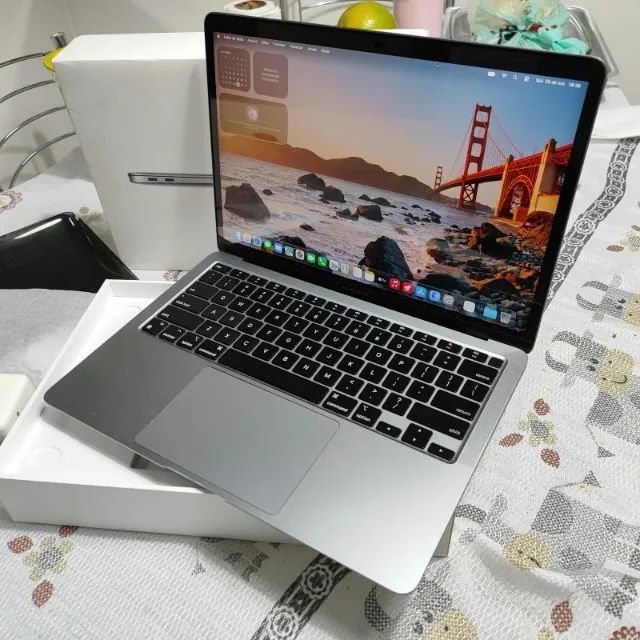 Macbook Air 13 M1 Impecável Com Caixa Com Case - 92% Saúde