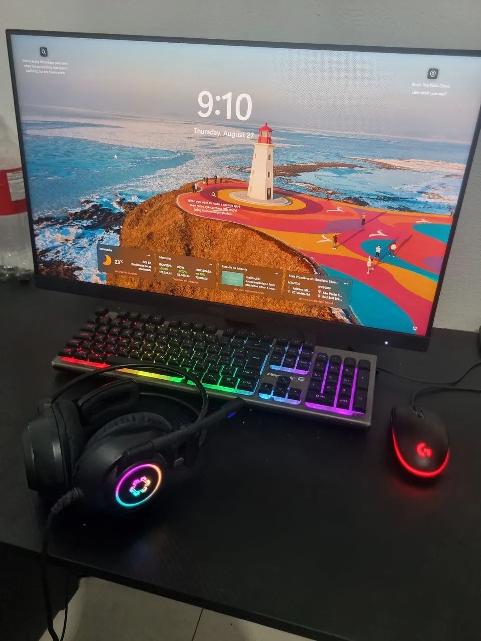 PC GAMER COMPLETO (PC+TELA+MOUSE+TECLADO+H7)