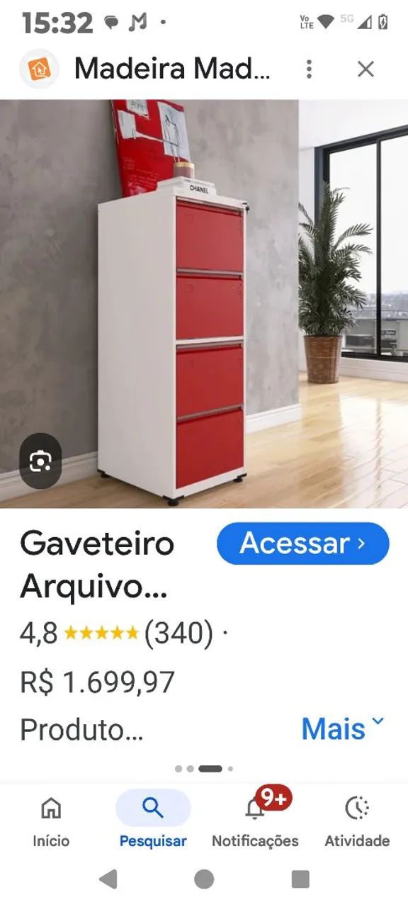 ARQUIVO DE AÇO PARA ESCRITÓRIO - Foto 2