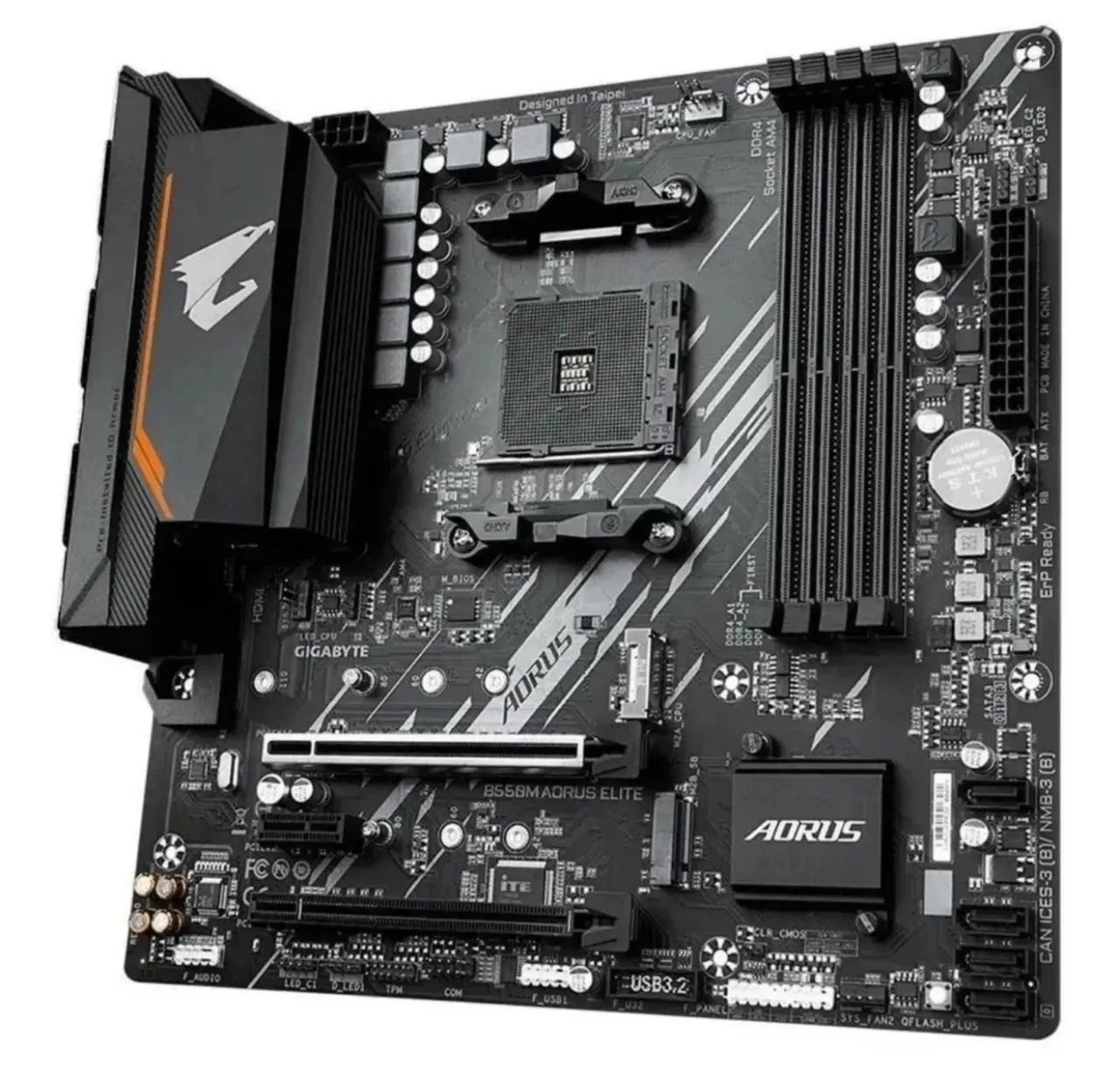 Placa mãe B550M Aorus Elite Gigabyte AM4. @importech_084 - Foto 3