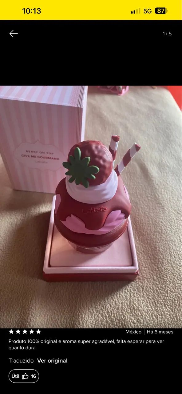 Vendo perfume lataffa berry on top 