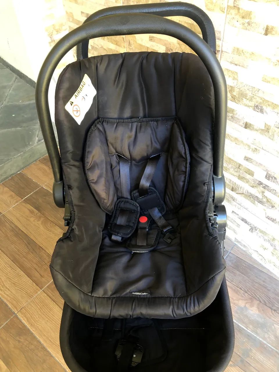 Carrinho de bebê com Bebê conforto - Galzerano  - Foto 4