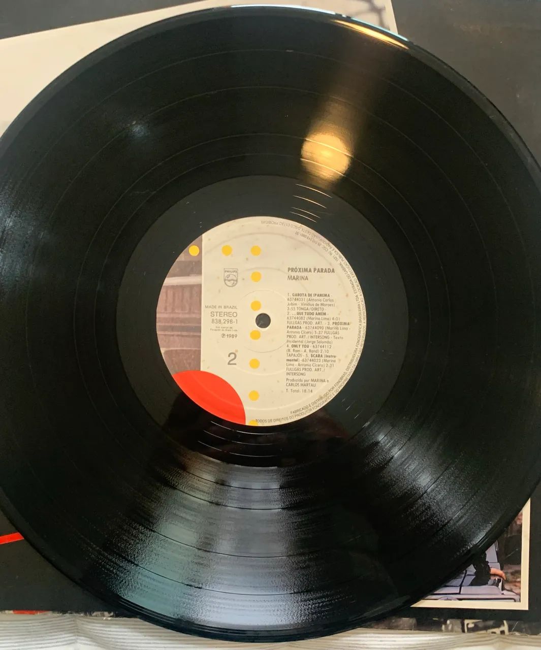 LP Marina Lima - Próxima Parada - 1989 - Philips - Vinil Original - Foto 4