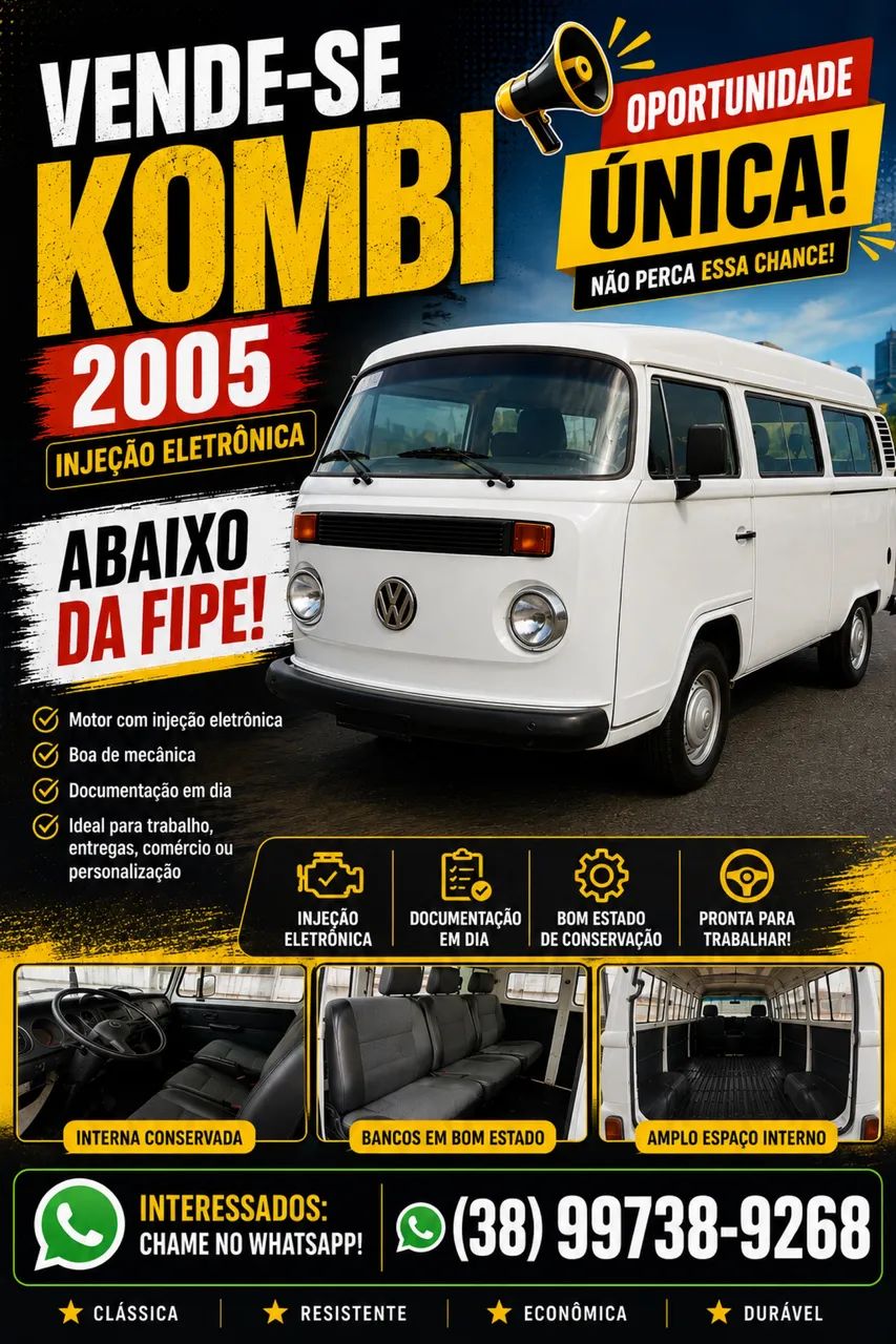 Volkswagen Kombi Kombi Standard/ Luxo/ Série Prata 2004