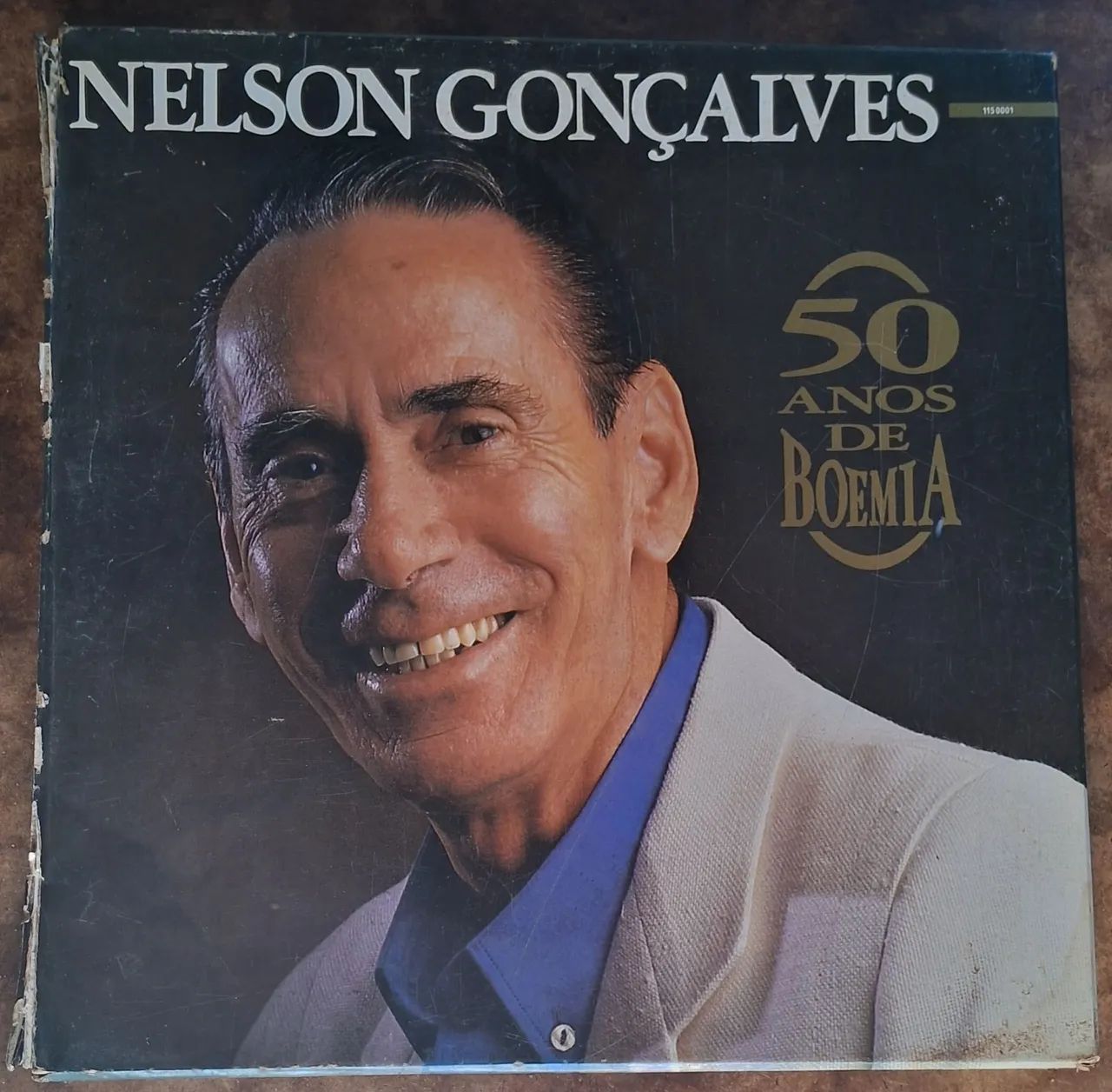 Box de Nelson Gonçalves com 5 LPs Vinil.
