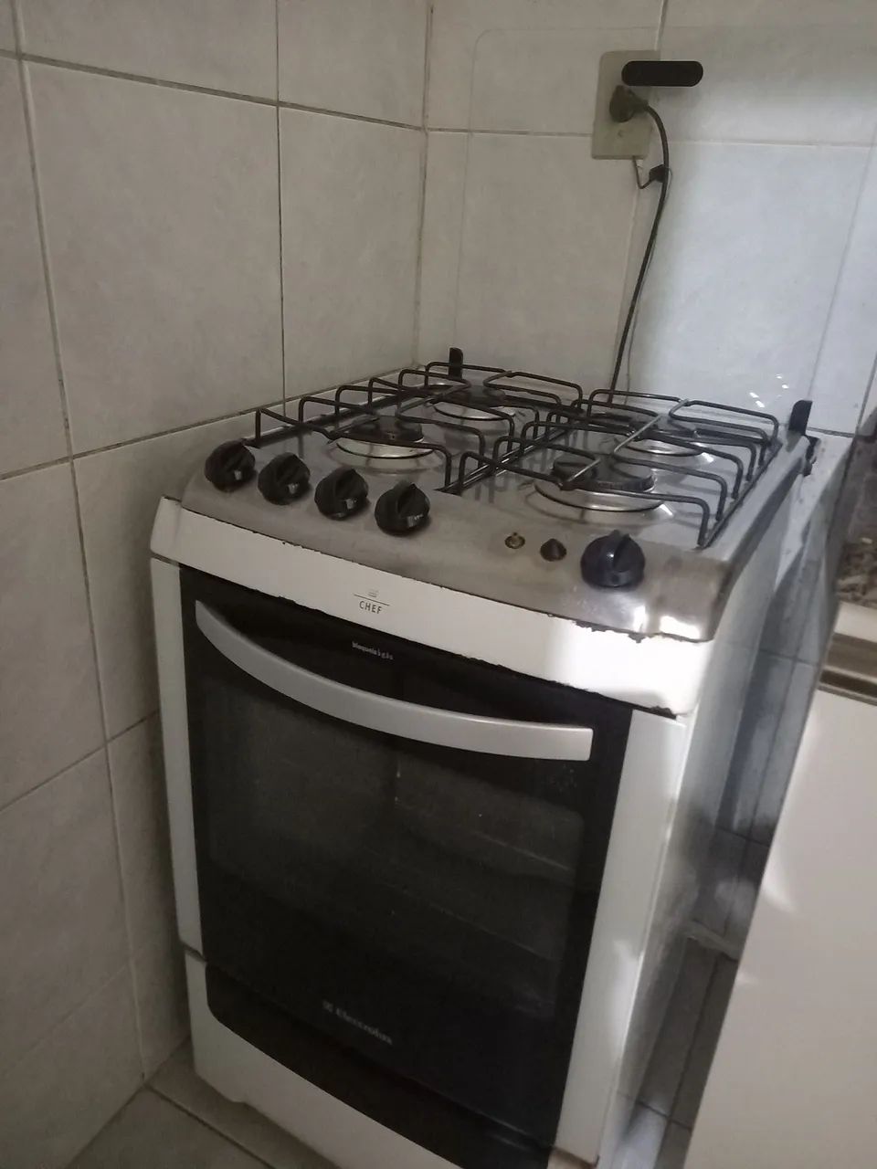 Fogão 4 bocas branco Eletrolux 