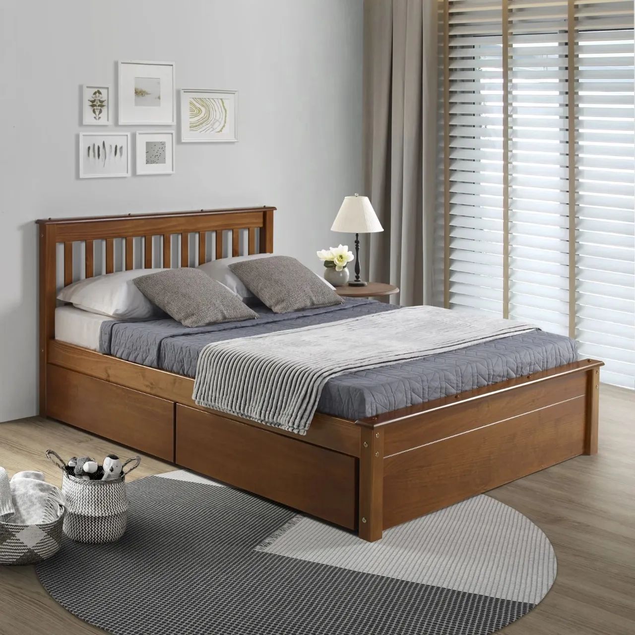 Cama solteiro com gavetas - Foto 2