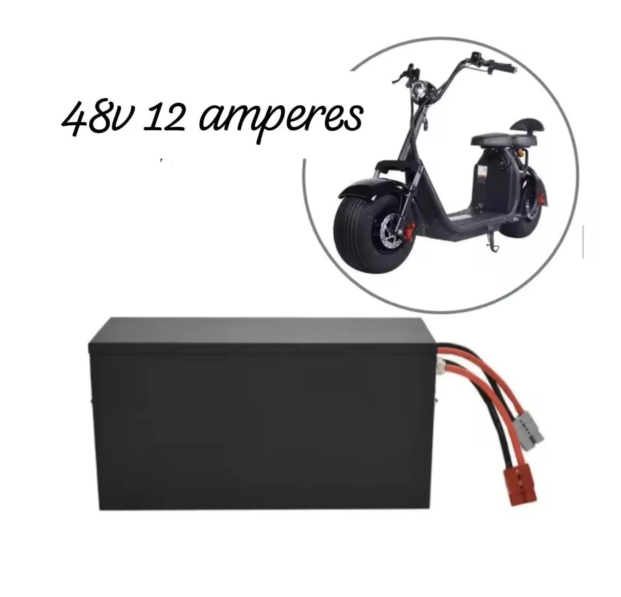 Bateria de lítio 48 volts com 12 amperes 