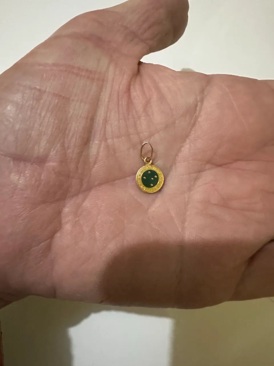Pingente de ouro 18k maciço  - Foto 4