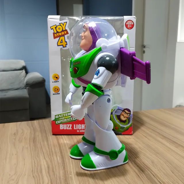 Action Figure Boneco Buzz Lightyear com Asas e Caixa (Disney Pixar®) - Foto 3