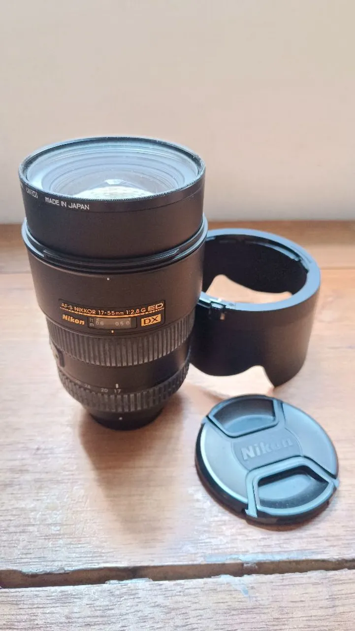 lente nikon 17 55