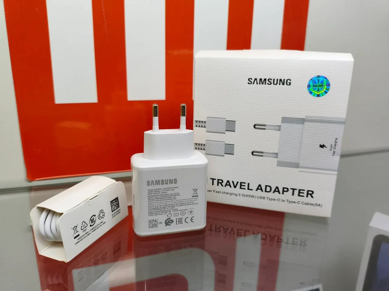 Carregador Samsung 45w USB -C 