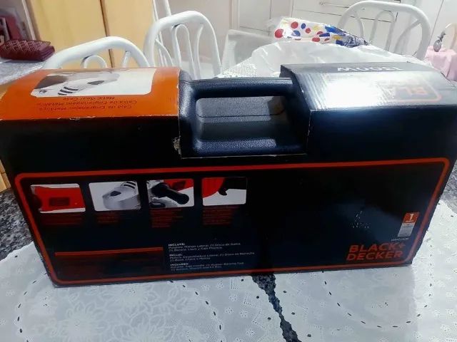 Politriz Angular 7 Black Decker Potência 1300w Com Maleta