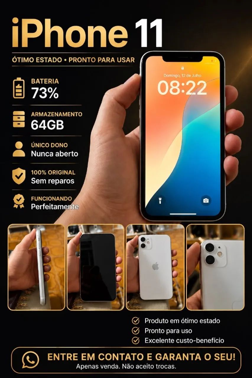 Iphone 11 muito conservado  - Foto 5