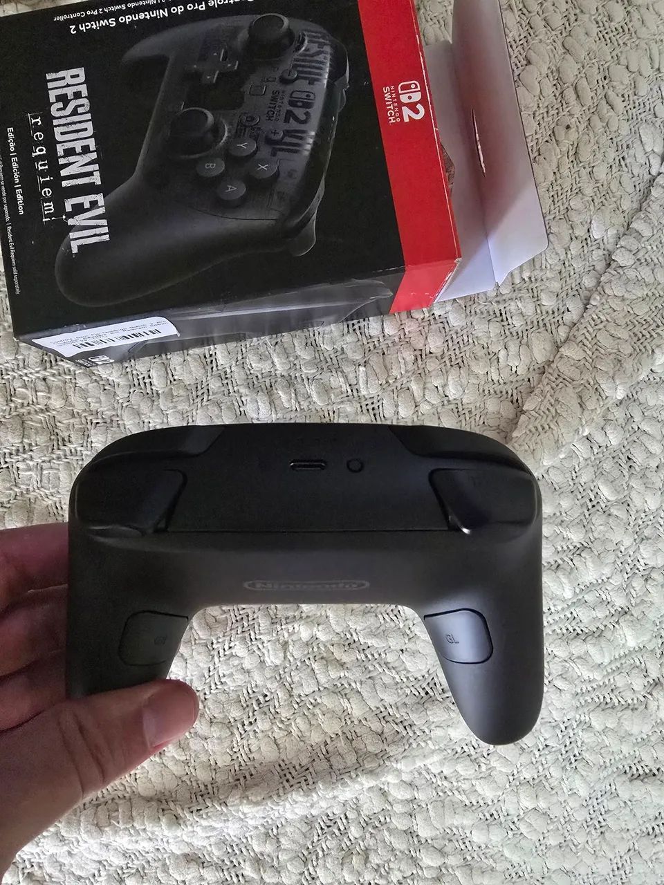 Pro Controller Nintendo Switch 2 Resident Evil Requiem - Foto 5