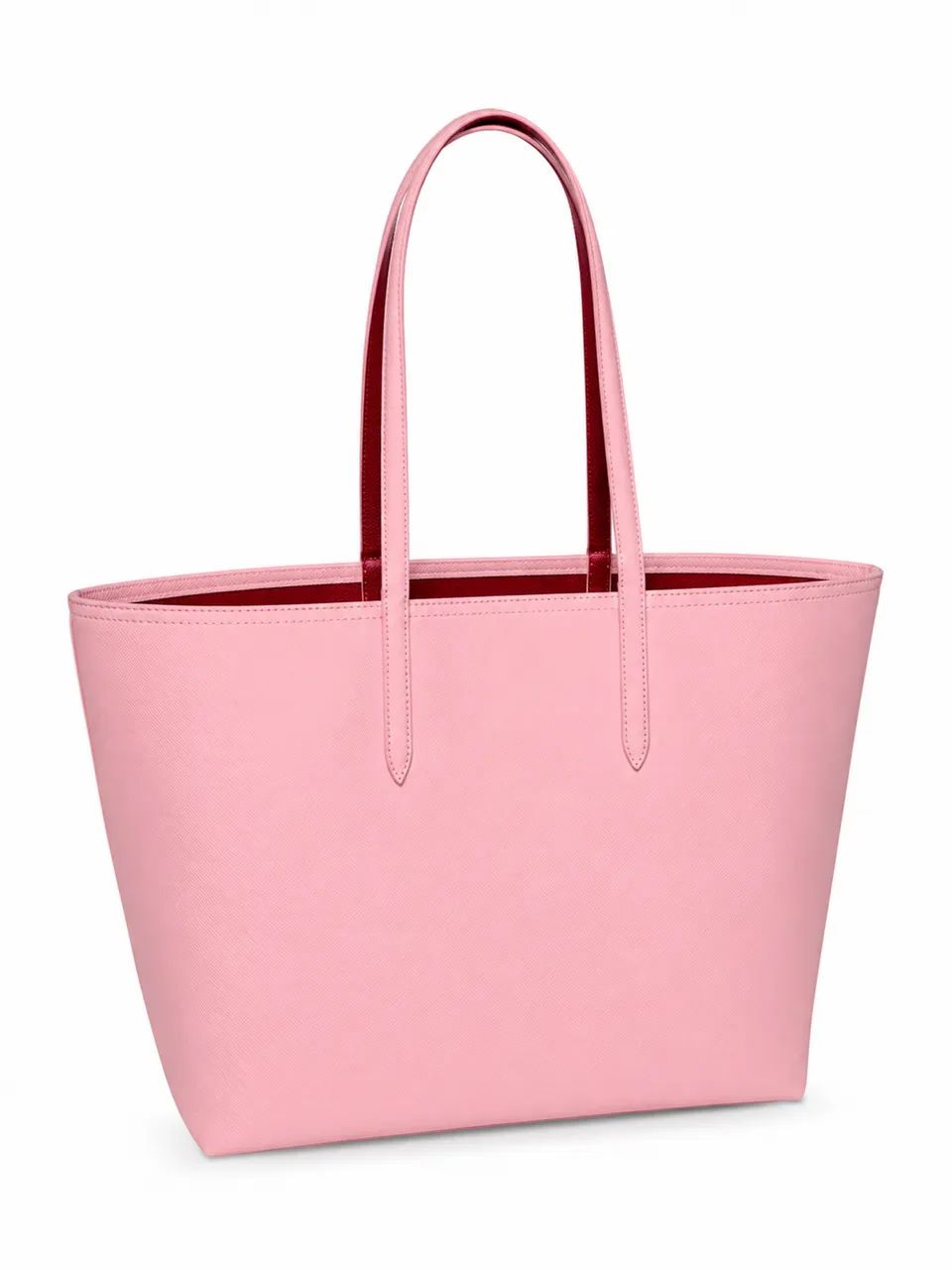 Bolsa Lacoste Anna Tote Rosa e Vinho- Excelente Estado - Foto 2