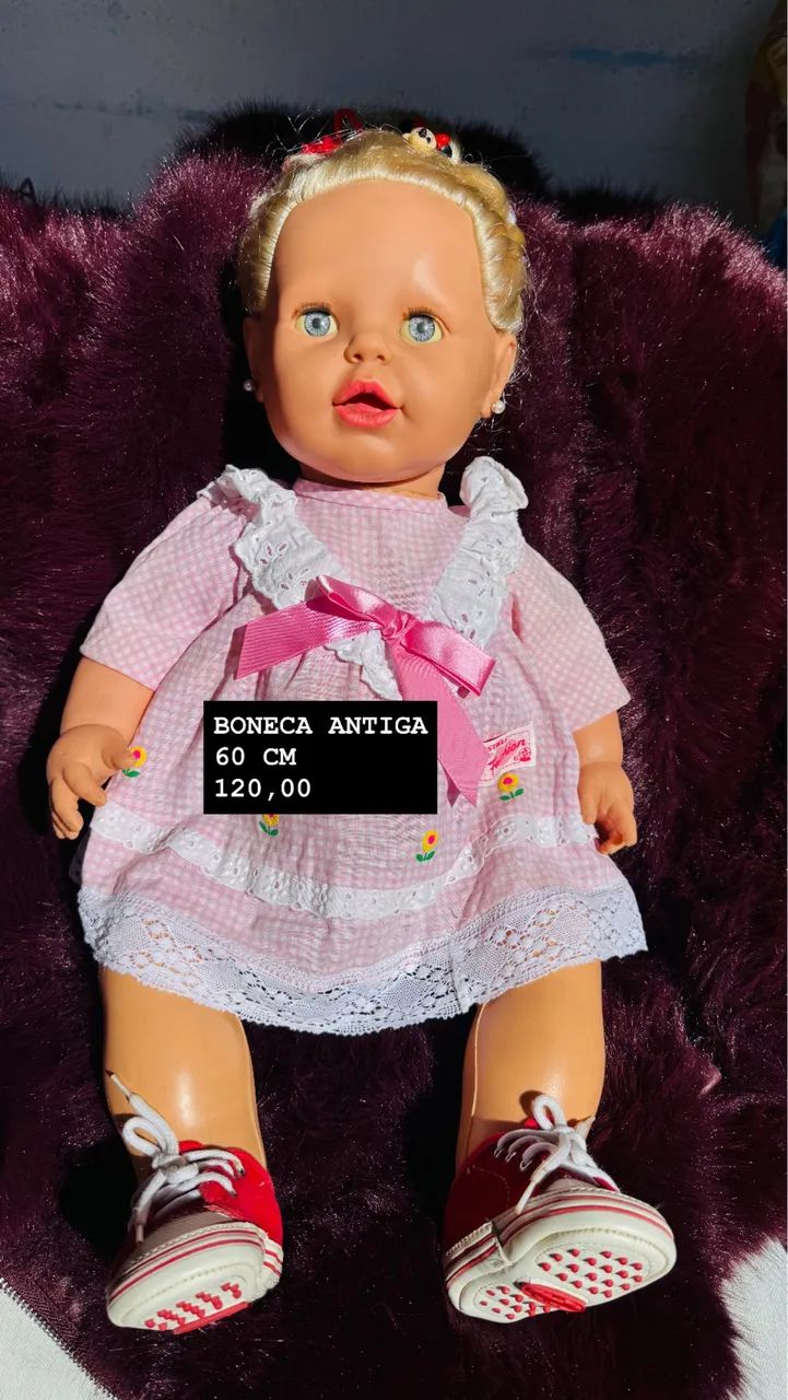 BONECA MUITO ANTIGA LOIRA