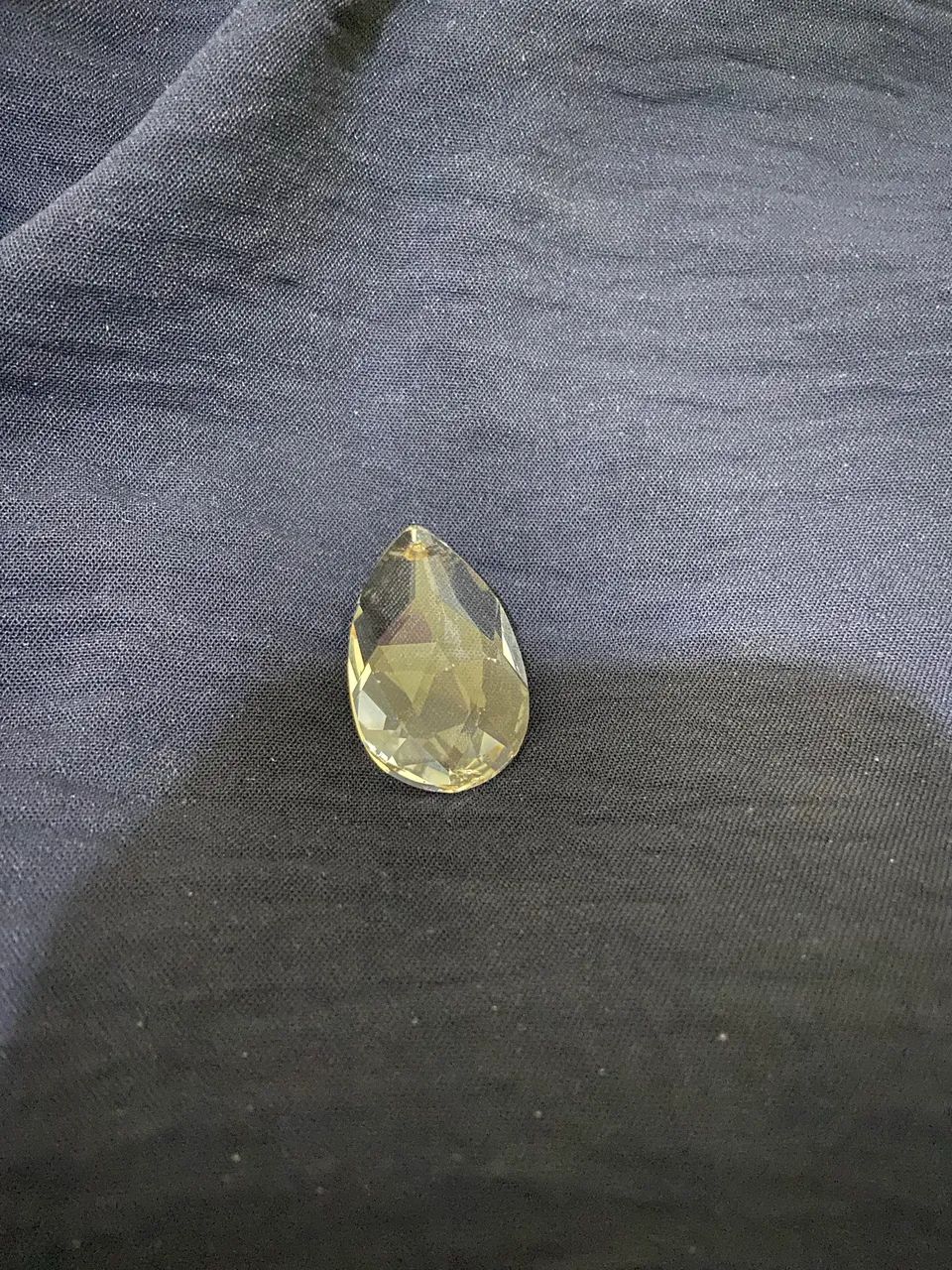 Pingente cristal formato gota