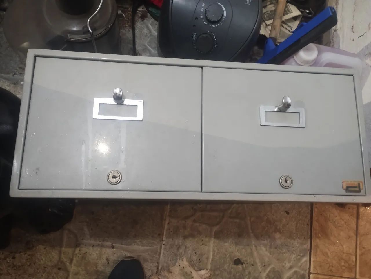 Gaveteiro de aço organizador de documentos e objetos  - Foto 2