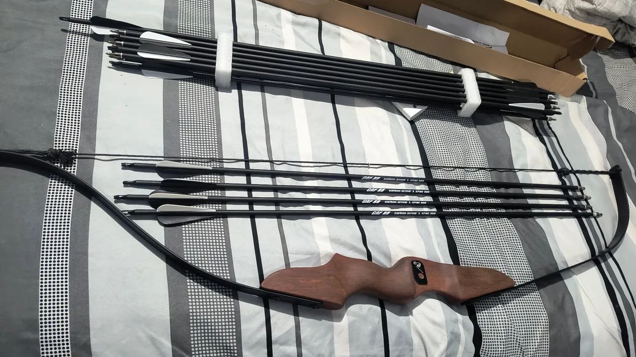 Arco recurvo ambidestro 55lbs - Foto 4