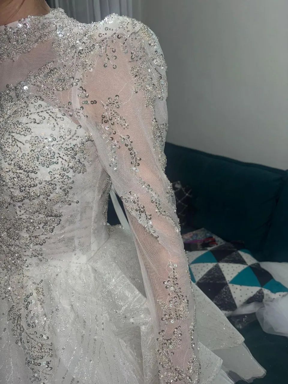 VESTIDO DE NOIVA NOVO - Foto 2