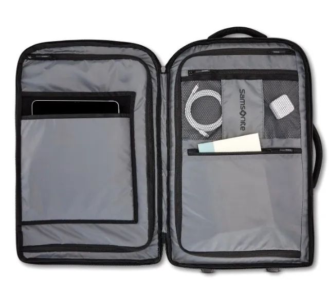 Samsonite Mochila com Rodinhas  - 2 em 1: Mala de Mão + Mochila - Foto 4