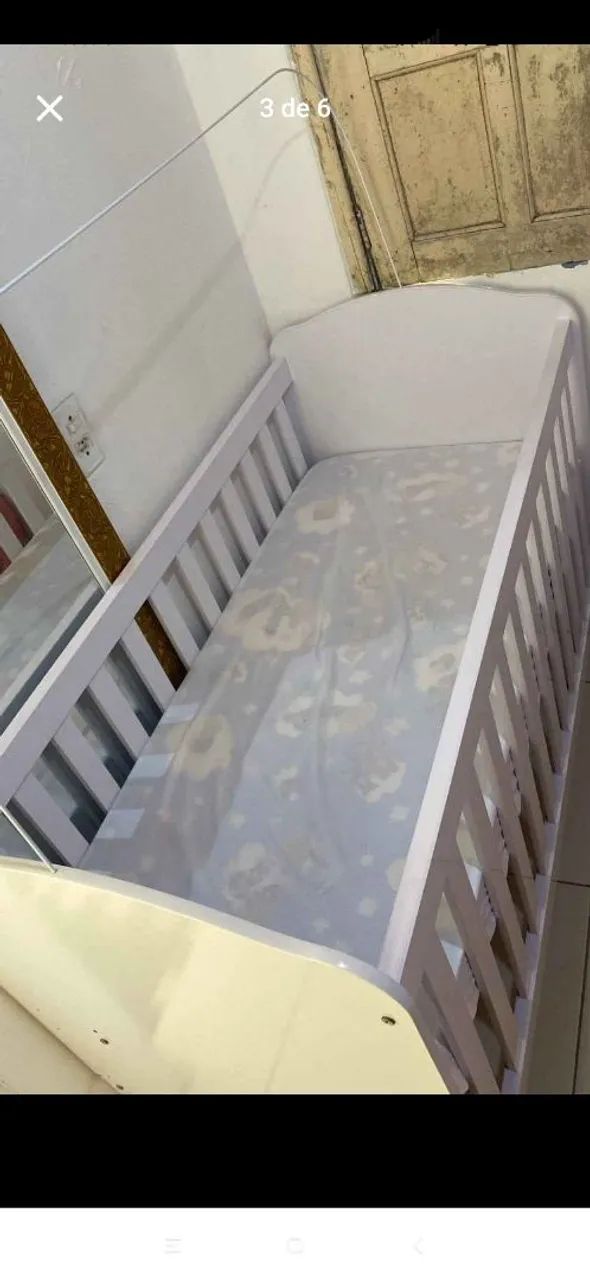 Berço branco  - Foto 2